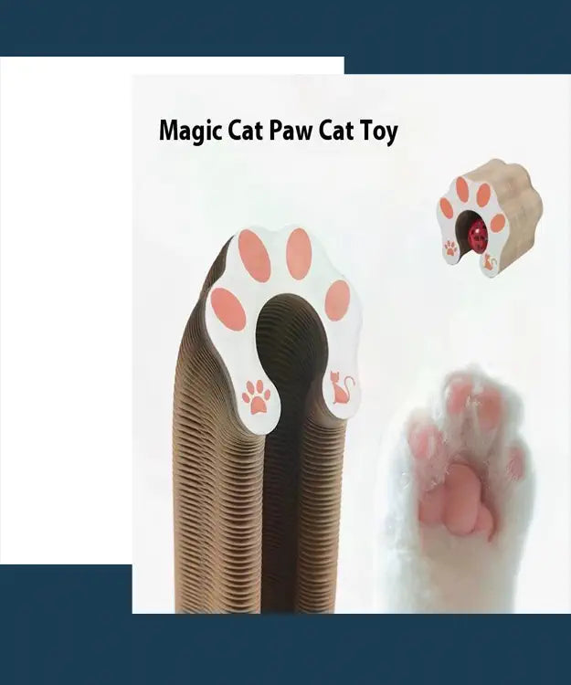 Magic Cat Paw cat toy with paw print design on a white background